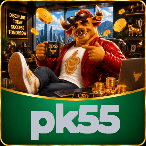 pk55 Logo - Bônus de Cadastro